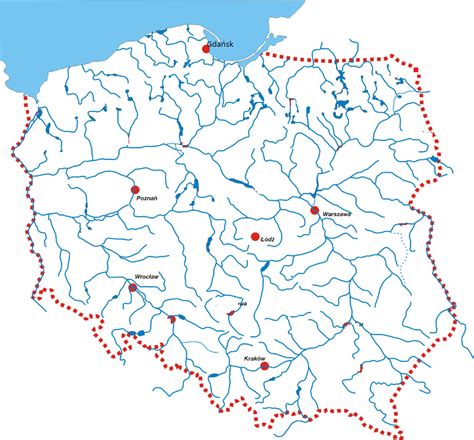 Mapa Polskich Rzek