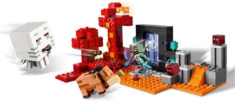 Buy Lego Minecraft The Nether Portal Ambush At Mighty Ape Nz