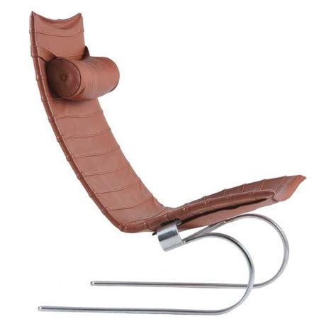 High Back Lounge Chair By Poul Kjaerholm For E Kold Christensen Chair Lounge Chair Poul