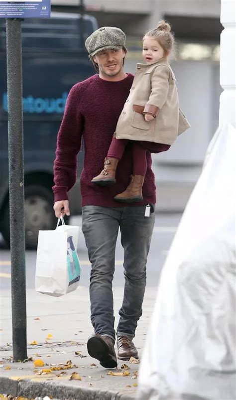 David Beckham And Harper Step Out In Matching Outfits Our Hearts Melt Irish Mirror Online