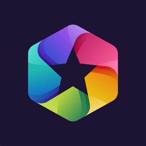 Awesome Colorful Star Logo Design 2135981 Vector Art At Vecteezy