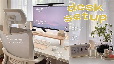 Extreme Desk Makeover 📠 My New Wfh Setup Ergonomic Tips For