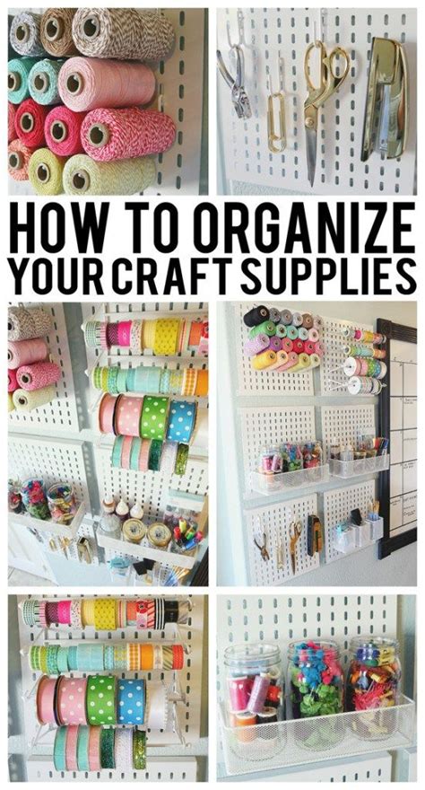 How To Organize Your Craft Supplies When Space Is Limited Sewing Room