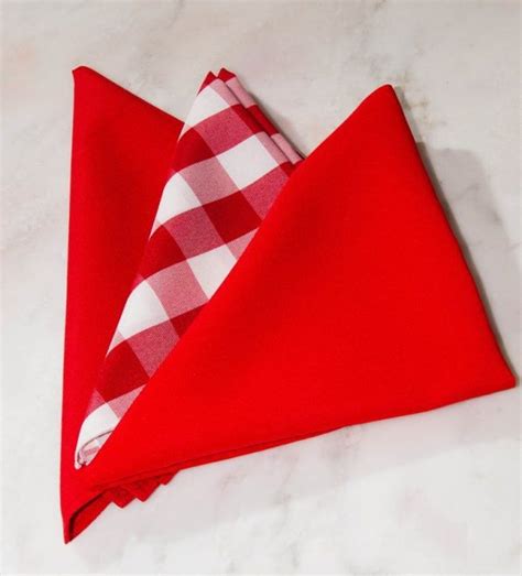 Red Napkins Novelty Party Rentals