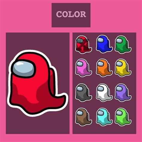 Among Us Game Colors - AMONGAUS