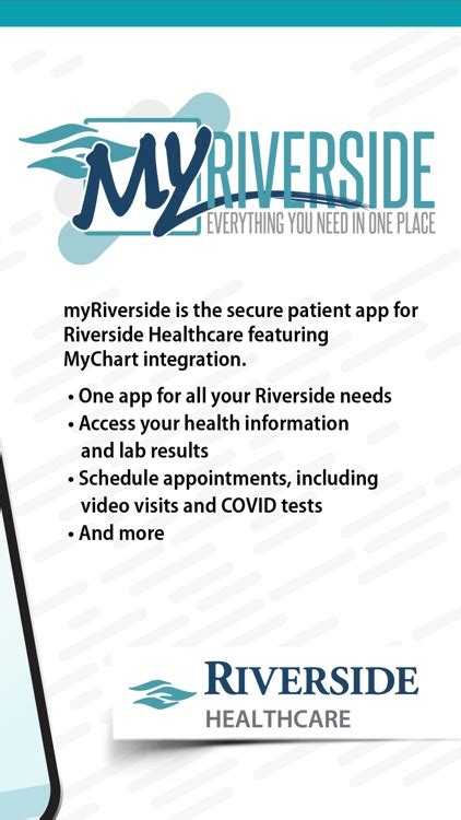 Myriverside Mychart By Riverside Healthcare