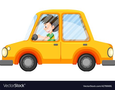 Cartoon Cars Driving