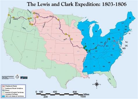 Map Of Lewis And Clark Expedition Maping Resources