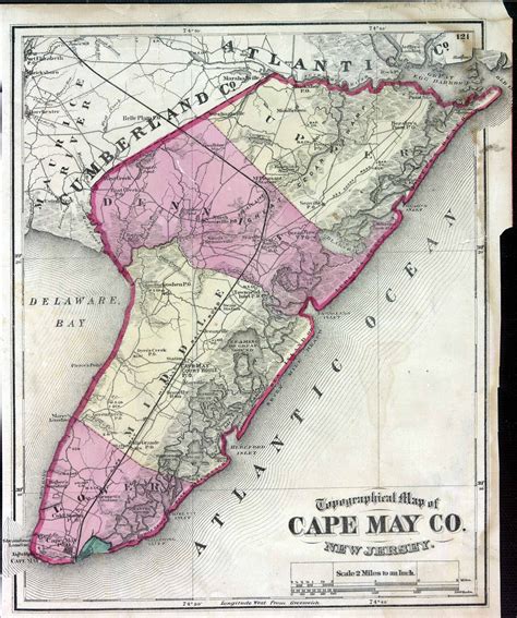 Maps Cape May County Nj 1872