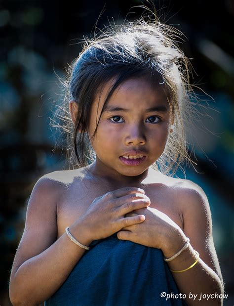 Little Laos Girl Laos Portrait Beautiful People