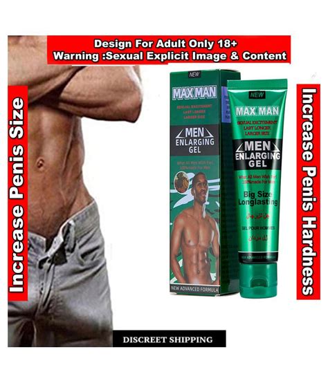 Maxman Green Herbal Male Enlargement Gel For Men Last Longer Sexual Excitement And Larger Size