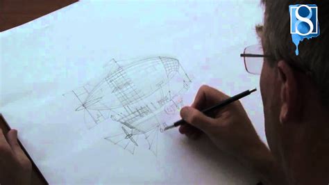 How To Draw A Steampunk Airship Step By Step By Mark Bergin Youtube