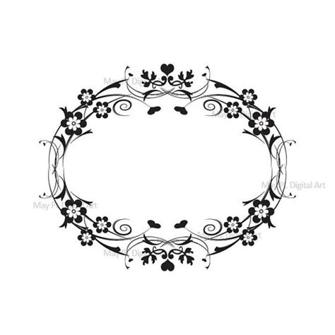 Wedding Damask Borders Clip Art Clipart Best