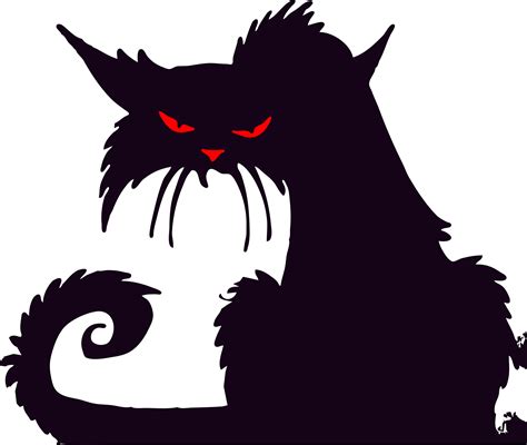 Sketchcat Clip Art Of Grumpy Angry Cat Clip Art Png Download Full