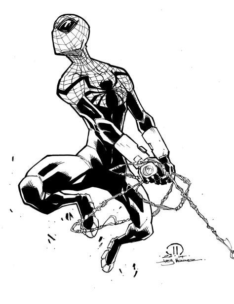 Superior Spider Man Marker Sketch Inks By Joeyvazquez On Deviantart