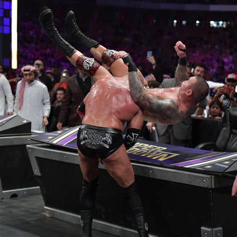 Photos Triple H And Randy Orton Renew Their Bitter Rivalry Randy