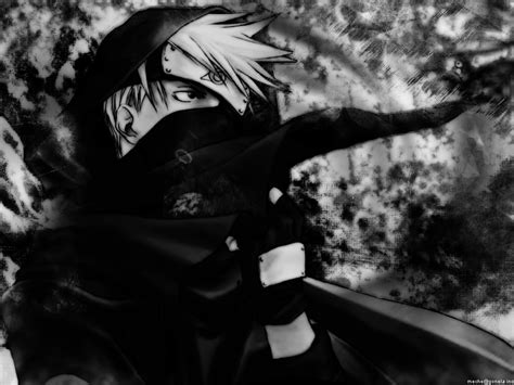 A collection of the top 54 kakashi black and white wallpapers and backgrounds available for download for free. Naruto Wallpaper: KAKASHI- black and white day - Minitokyo