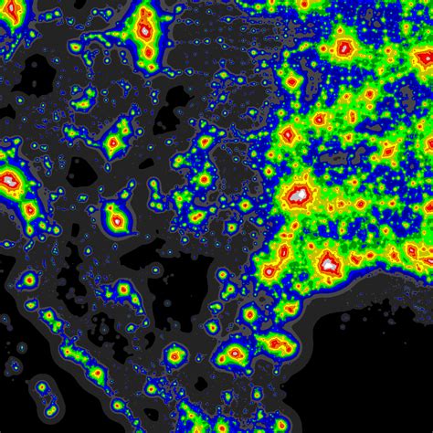 light pollution map —— use this site to find best places to stargaze