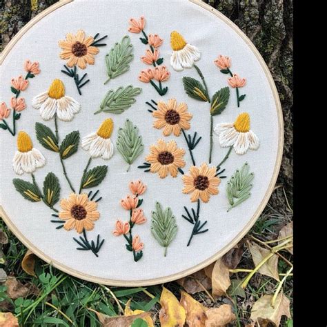 Links preceded by an asterisk (*) lead directly to pdf files. Summer Wildflowers Embroidery Pattern. Beginner Embroidery ...