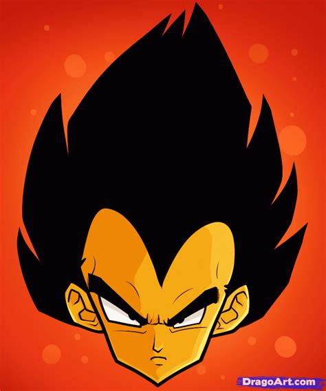 All the drawings on this website are made just for you guys! How to Draw Vegeta Easy, Step by Step, Dragon Ball Z ...