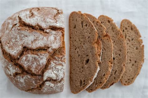 Home Made Healthy Whole Grain Rye Bread Stock Photo Image Of Loaf
