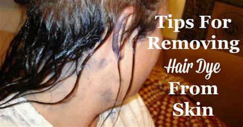 Though these remedies take a long time to show results, but they the consistency of this mixture should be similar to the hair removal cream. Tips For Removing Hair Dye From Skin