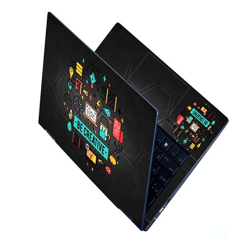 Techfit Full Body Laptop Skin Upto 156 Inch Sticker Compatible For