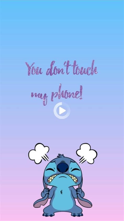 20 Don T Touch My IPad Stitch Wallpapers WallpaperSafari Com