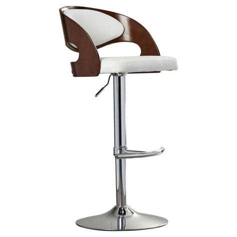 The Cary Adjustable Swivel Bar Stool Has A Unique Design That Makes It