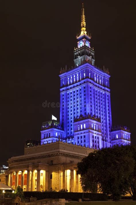 Palace Of Culture And Science In Warsaw Editorial Stock Image Image