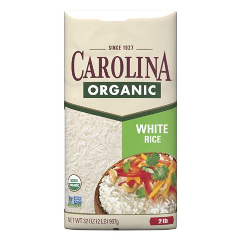 Certified Organic Long Grain White Rice Carolina Rice