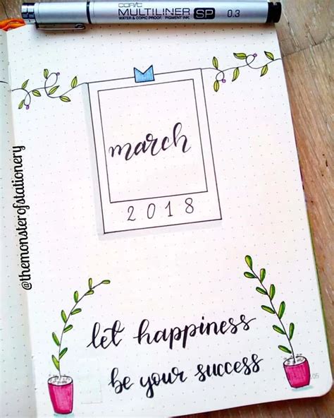 10 Cute March Bullet Journal Ideas Youll Want To Steal