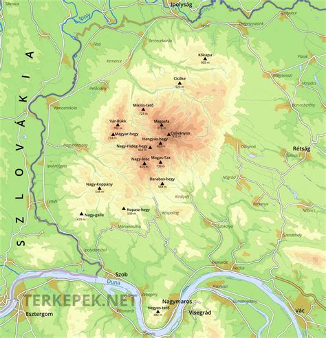 Térkép a szentföld domborzati térképe. Bakony Domborzati Térkép