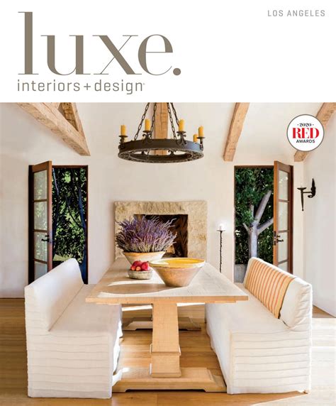 Luxe Magazine Septemberoctober 2020 Los Angeles By Luxe Interiors