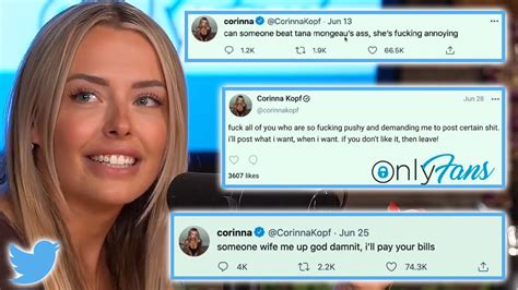 Corinna Kopf Leaked Onlyfans Content Sparks Controversy