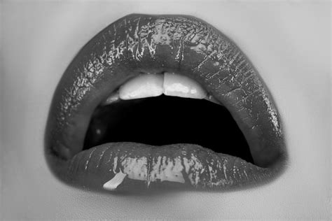 premium photo sexy lip open female sensual mouth lips with red lipstick