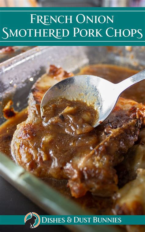 Place in a large serving bowl. French onion soup smothered pork chops are deliciously ...