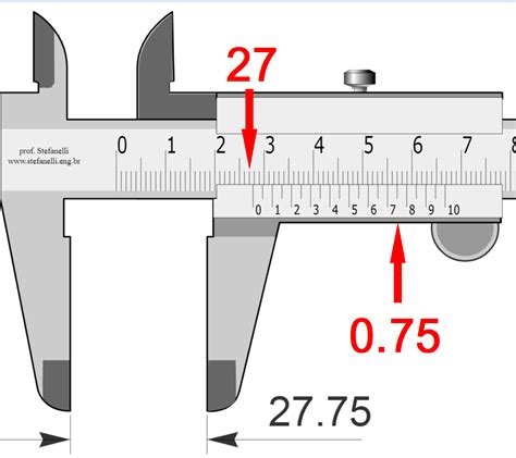 Read this just as you would a ruler, measuring to the. measurements - Confused as to how to read this caliper ...