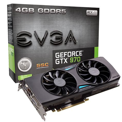 Very happy with this card after upgrading from a pny 770 gtx. EVGA GeForce GTX 970 SSC Graphics Card Features Dual BIOS