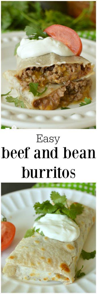 Home » recipes » beef » beef and bean burritos recipe. Quick and Easy Beef Burritos - Little Dairy On the Prairie