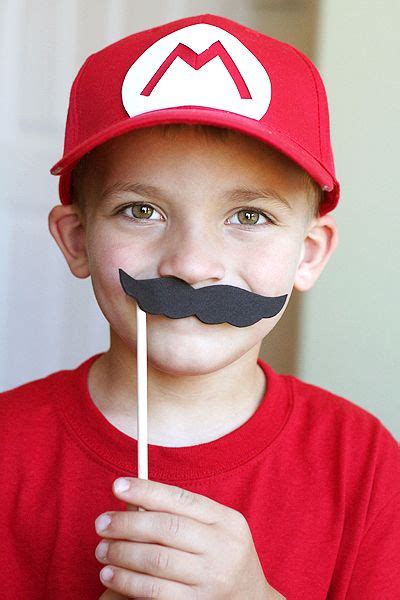 Mustache Prop Mario Or Santa Add Beard Super Mario Birthday Party