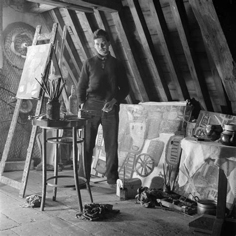 Karel Appel In His Studio 1950 1954 Photo By Dirk De Herder Artist