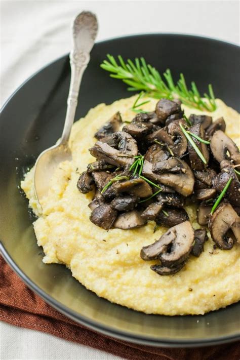 Creamy Polenta With Herbed Mushrooms Easy Recipes For Every Meal