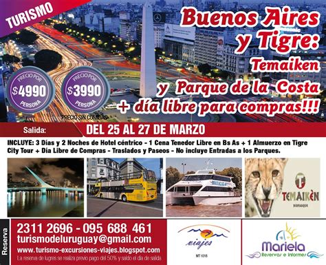 Turismo Excursiones Viajes En Turismo Paquete De Buenos Aires Y Tigre 3 DÍas Y 2 Noches En