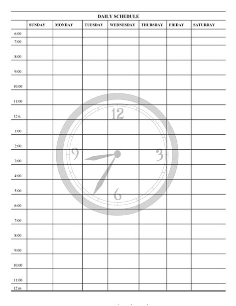 40 Printable Daily Planner Templates Free Template Lab With Regard