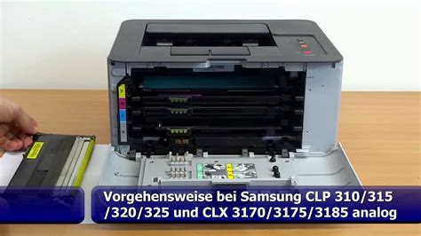 Samsung clx 3305fw now has a special edition for these windows versions: Tonerwechsel beim Samsung CLP 360 / 365 / CLX 3300 / 3305 - YouTube