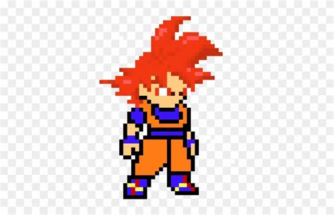 Dragon_ball, pixel art, dragonball, dragonballz are the most prominent tags for this work posted on february 4th, 2021. 8 Bit Goku Super Saiyan God Amazing Cheetah Made The ...
