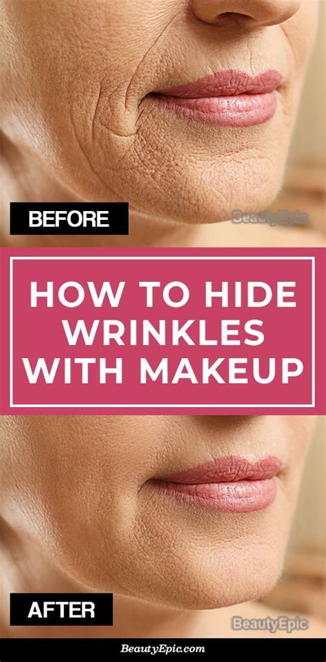 How To Hide Wrinkles With Makeup Makeup Wrinkles Cover Wrinkles Face Makeup Tips