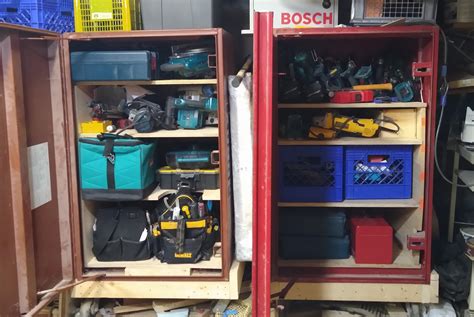Tool Storage Job Boxes Flipped Sideways Tools