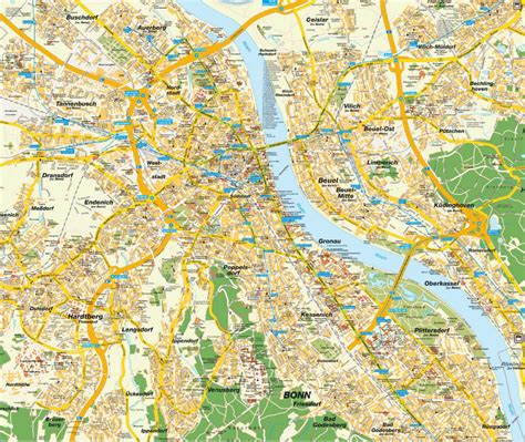 Bonn Map And Bonn Satellite Image